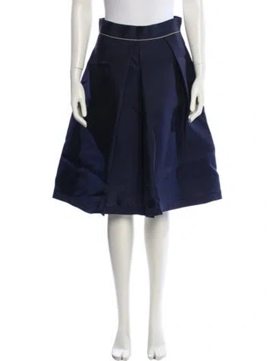 Pre-owned Max Mara Knee-length Skirt In Blue