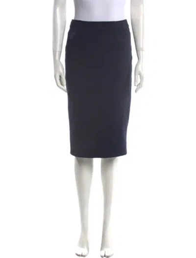 Pre-owned Max Mara Knee-length Skirt In Blue