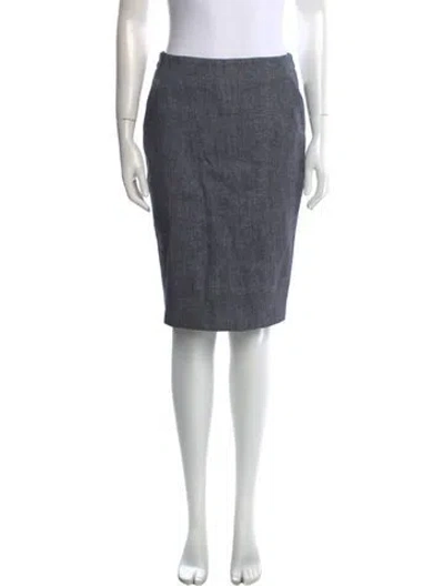 Pre-owned Max Mara Knee-length Skirt In Blue