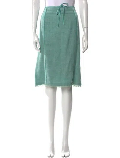 Pre-owned Max Mara Knee-length Skirt In Blue