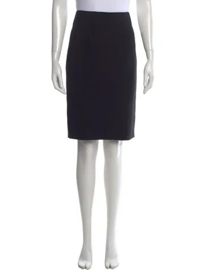 Pre-owned Max Mara Knee-length Skirt In Blue