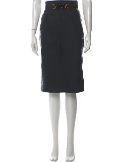 Pre-owned Max Mara Knee-length Skirt In Blue