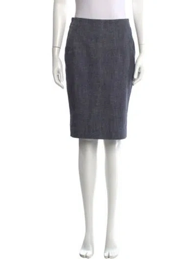 Pre-owned Max Mara Knee-length Skirt In Blue