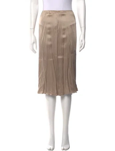 Pre-owned Max Mara Knee-length Skirt In Brown