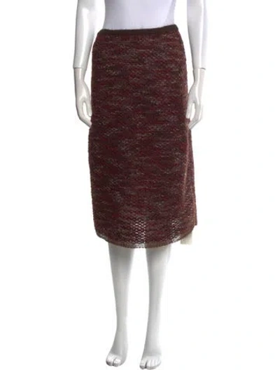 Pre-owned Max Mara Knee-length Skirt In Brown