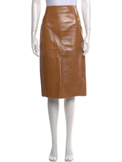 Pre-owned Max Mara Knee-length Skirt In Brown