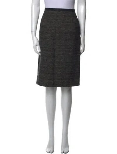 Pre-owned Max Mara Knee-length Skirt In Gray