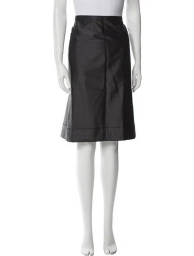Pre-owned Max Mara Knee-length Skirt In Gray