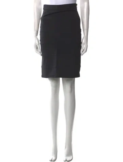 Pre-owned Max Mara Knee-length Skirt In Gray