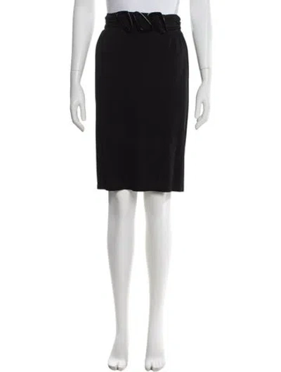 Pre-owned Max Mara Knee-length Skirt In Gray