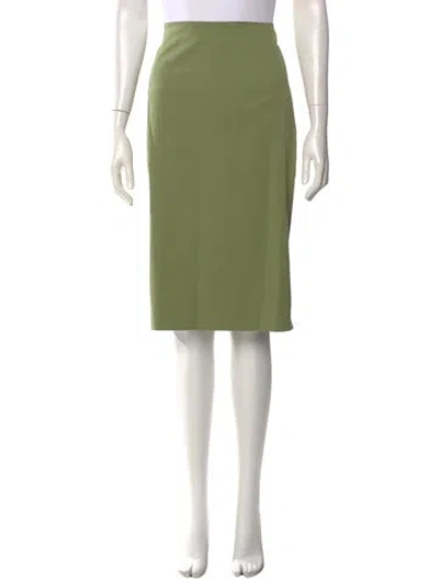 Pre-owned Max Mara Knee-length Skirt In Green