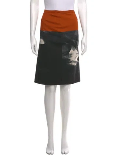 Pre-owned Max Mara Knee-length Skirt In Multi