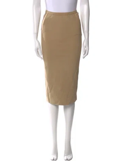 Pre-owned Max Mara Knee-length Skirt In Neutral