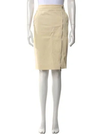 Pre-owned Max Mara Knee-length Skirt In Neutral