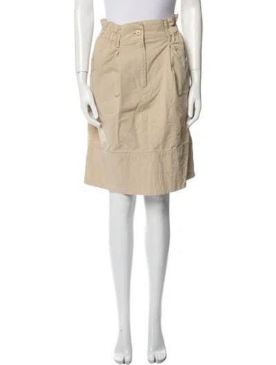 Pre-owned Max Mara Knee-length Skirt In Neutral