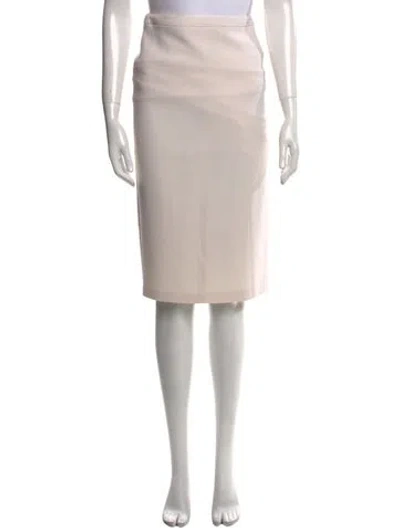 Pre-owned Max Mara Knee-length Skirt In Neutral