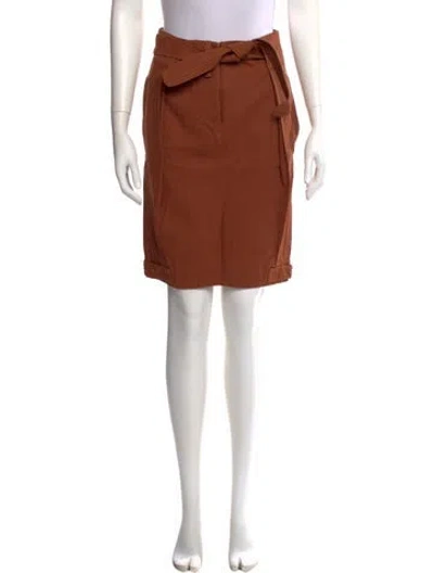 Pre-owned Max Mara Knee-length Skirt In Neutral