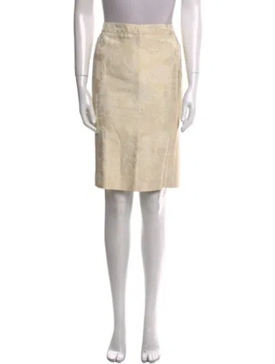 Pre-owned Max Mara Knee-length Skirt In Neutral