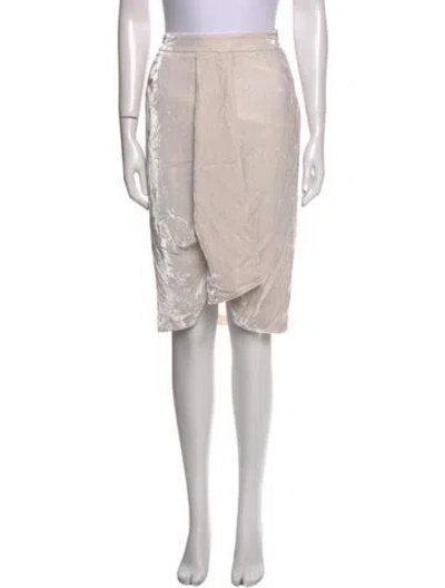 Pre-owned Max Mara Knee-length Skirt In Neutral