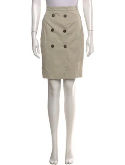 Pre-owned Max Mara Knee-length Skirt In Neutral