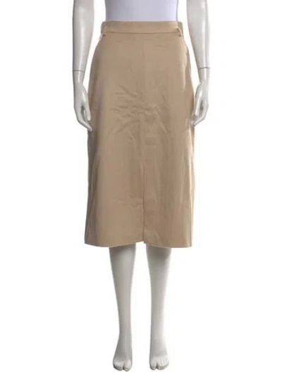 Pre-owned Max Mara Knee-length Skirt In Neutral