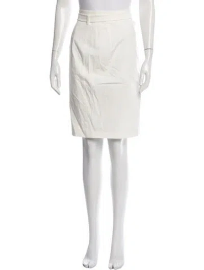Pre-owned Max Mara Knee-length Skirt In Neutral