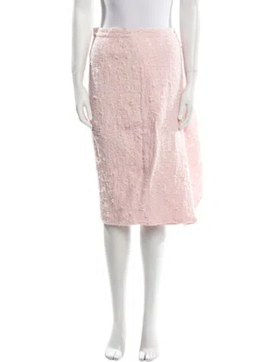 Pre-owned Max Mara Knee-length Skirt In Pink