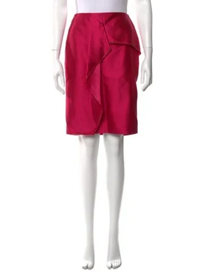 Pre-owned Max Mara Knee-length Skirt In Pink