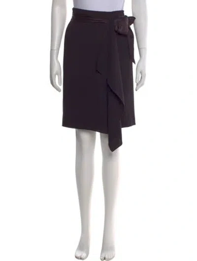 Pre-owned Max Mara Knee-length Skirt In Purple