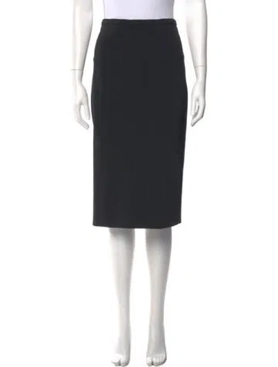 Pre-owned Max Mara Knee-length Skirt W/ Tags In Gray