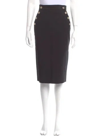 Pre-owned Max Mara Knee-length Skirt W/ Tags In Gray