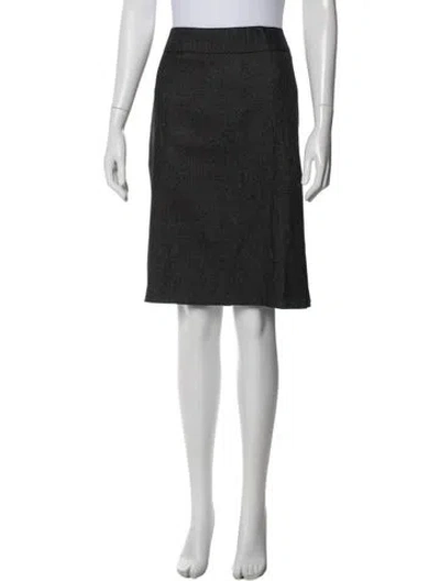 Pre-owned Max Mara Knee-length Skirt In White