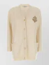 Max Mara Knit Cardigan With Ribbed Cuffs And Hem