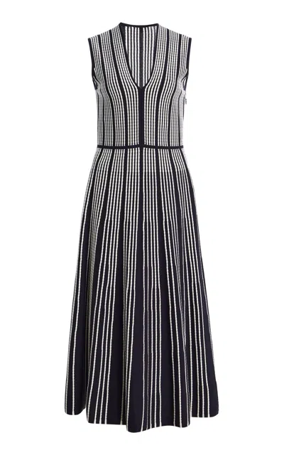 Max Mara Knit Dress In Navy