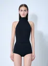 Max Mara High-neck Bodysuit In Black