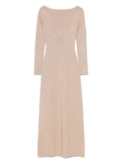 Max Mara Knit Lurex Dress "bracco" Clothing