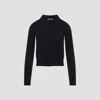 Max Mara Knit Cardigan Long Sleeves Ribbed Hem In Black