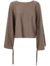 Max Mara Knit Sweater "frais" In Gray