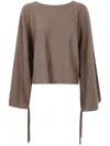 Max Mara Tie-detail Sweatshirt