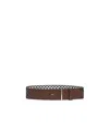 Max Mara Knit Waistband In Brown