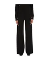 Max Mara Knitted Casual Pants In Black
