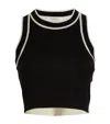 MAX MARA KNITTED CONTRAST CROP TOP