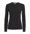Max Mara Knitted Crew-neck Top In Black