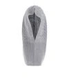 Max Mara Knitted Hat In Gray