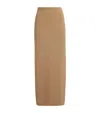 Max Mara High Waist Skirts Seam Detailing In Brown