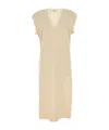 Max Mara Embellished Sleeves Cotton Blouse In Nude