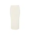 Max Mara Losanna Midi Skirt In White