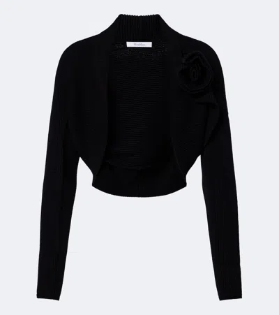 Max Mara Mxmfavore Cardigan Navy In Blue