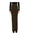Max Mara Boris1234 Knitted Skirt Green In Green