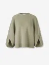 Max Mara Knitted Sweater In Green